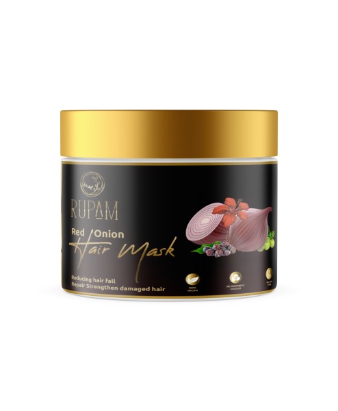 RUPAM Red Onion Hair Mask for Women | Repair, Nourish & Strengthen for Silky Smooth Hair